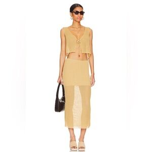 WeWoreWhat Knit Set in Desert